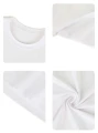 Biały t-shirt nadruk (M)