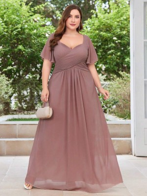 Szyfonowa sukienka maxi (2XL)