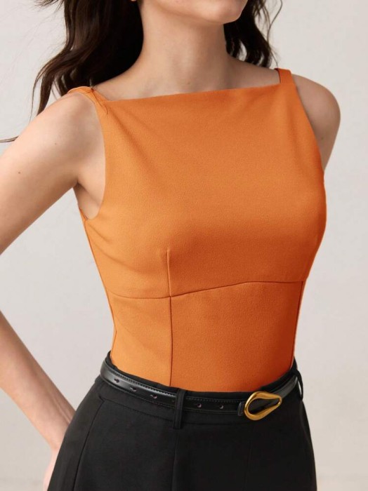 Miedziana bluzka kokardy (XL)