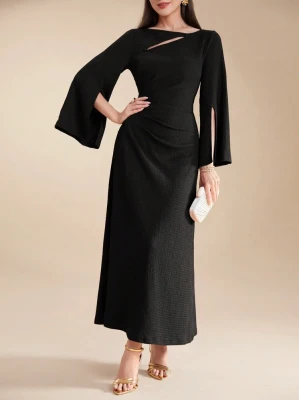 Czarna sukienka cut out (M)