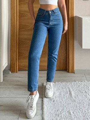 Klasyczne jeansy wysoki stan (42)