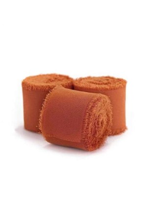 Miedziana szyfonowa wstążka 2pack