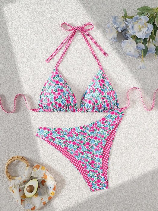 Dwustronne wzorzyste figi bikini (4XL)