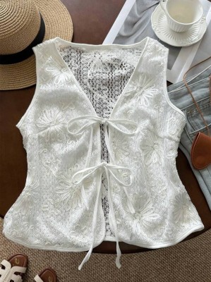 Biała bluzka wiązanie (S)