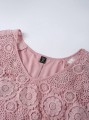 Różowa sukienka v neck (4XL)