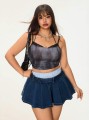 Jeansowa spódnica mini (1XL)