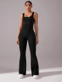 Czarny elastyczny kombinezon (M)