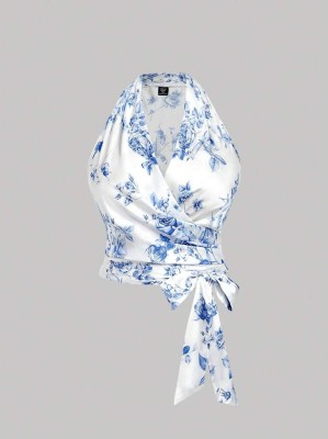 Śmietankowa bluzka wzór (4XL)