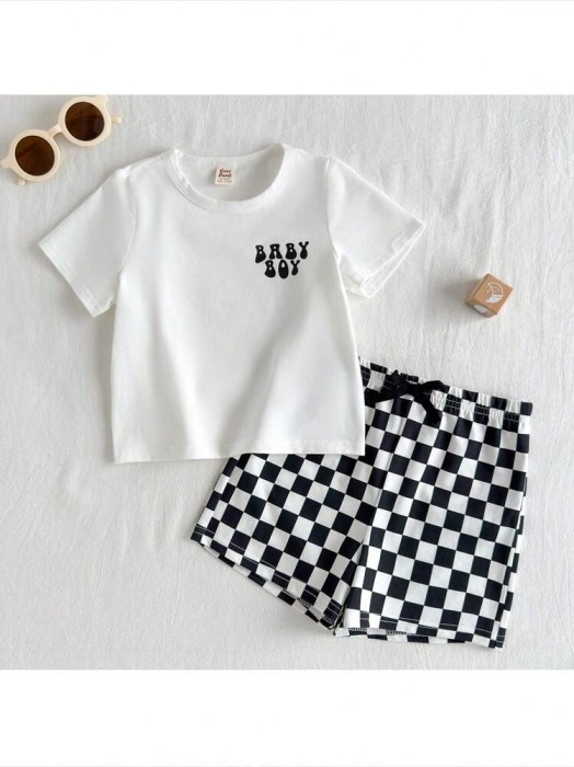 Bawełniany zestaw wzór (9-12M)