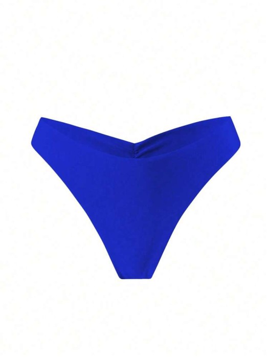 Kobaltowe stringi kąpielowe (S)