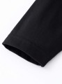 Czarny t-shirt nadruk (7-8L)