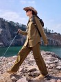 Khaki koszula wierzchnia kieszenie (M)