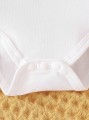 Białe body świąteczny nadruk (3-6M)