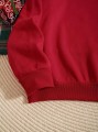 Czerwona bluza nadruk (M)