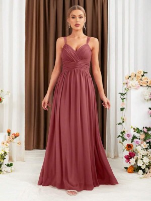 Szyfonowa sukienka maxi cekiny (XL)