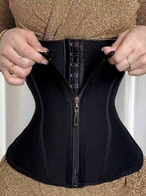 Czarny wyszczuplający gorset (XL)