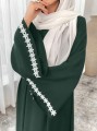 Zielona sukienka maxi hafty (S)