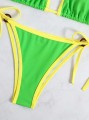 Wiązane bikini dwuczęściowe (S)