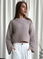 Beżowy krótki sweter (S)