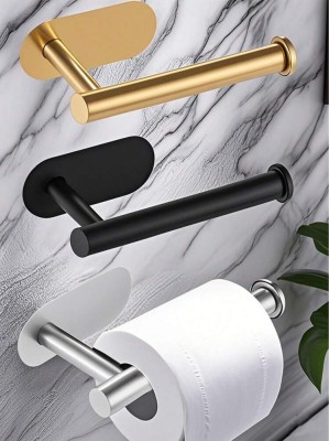 Czarny uchwyt na papier toaletowy