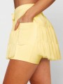 Żółta spódnica szorty 2w1 (S)