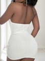 Dopasowana sukienka odkryte plecy (5XL)
