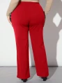 Czerwone spodnie wysoki stan (0XL)