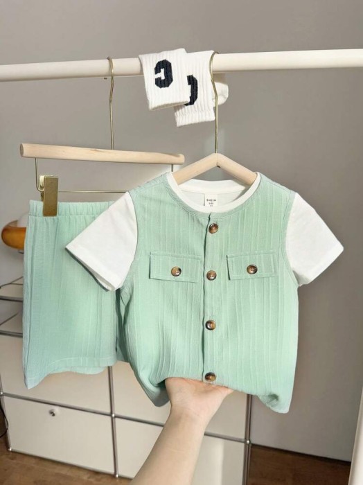 Dwukolorowy komplet trzyczęściowy (7L)