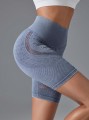 Niebieskie krótkie legginsy (L)