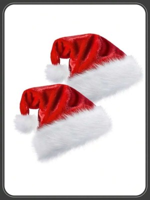 2pack czerwona świąteczna czapka