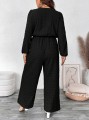 Czarny kombinezon wiązania (4XL)