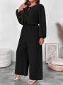 Czarny kombinezon wiązania (4XL)