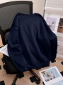 Granatowa bluza nadruk świąteczny (4XL)
