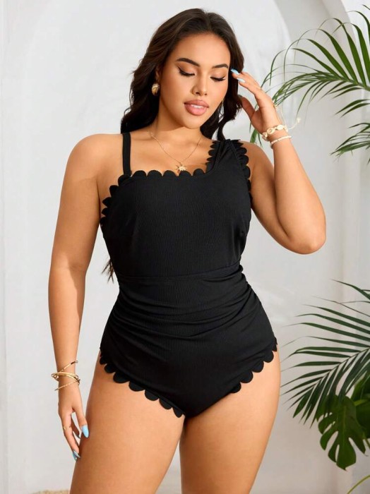 Prążkowany strój kąpielowy (1XL)