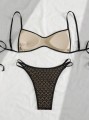 Dwukolorowe bikini kąpielowe (S)