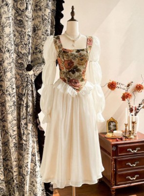 Trapezowa sukienka midi (2XL)