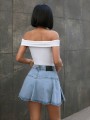 Jeansowa spódnica mini (34)