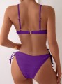 Fioletowa bikini kąpielowe (L)