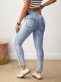Niebieskie jeansy rurki (26)