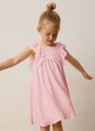 Różowa sukienka hafty (5L)