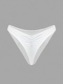 Białe stringi kąpielowe (S)