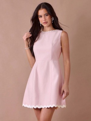 Różowa sukienka mini (S)