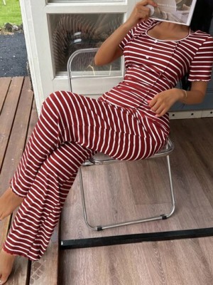 Dwukolorowy zestaw casualowy (XL)