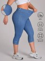 Niebieskie spodnie rybaczki (7XL)