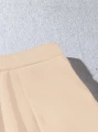 Beżowe szorty zaszewki (2XL)