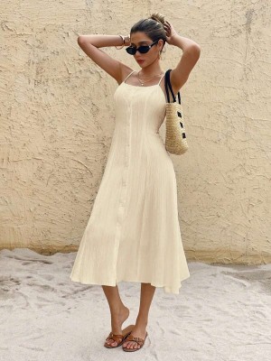 Casualowa sukienka ramiączka (L)