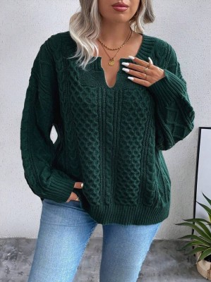 Zielony luźny sweter (1XL)