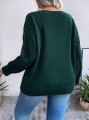 Zielony luźny sweter (1XL)