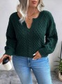 Zielony luźny sweter (1XL)