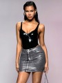Szara spódnica mini (XS)